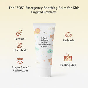 Krim Herbal Penyembuh Eksim Bayi - Balsem Penenang Darurat SOS untuk Eksim, Ruam Panas & Kulit Merah - Product Image 2