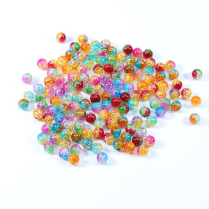 Cuentas acrílicas de Lucite de colores agrietados de explosión para materiales hechos a mano DIY, pulseras, cadenas para teléfonos móviles, bolsos, colgantes, accesorios - Product Image 6