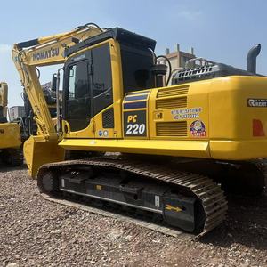 Japan Original Used Komatsu PC220 Excavator Low Working Hours <b>Construction</b> <b>Machinery</b> For Export - Product Image 1