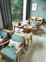 Canapé de bureau pour chambre à coucher, cadre en bois, chaise de café avec 2 places, pour salon et salle d'attente, vente en gros, offre spéciale