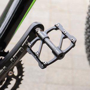 Pédale de vélo ultra légère GUB GC070, 3 roulements, pièce de vélo de haute qualité, couleur noir rouge titane, pédales de vélo de route VTT - Product Image 6