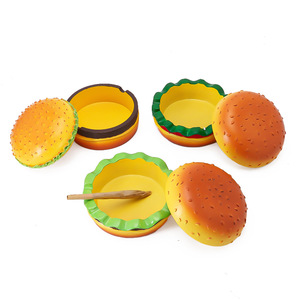 Cendrier en résine personnalisé, fait main, créatif, simple, moderne, coupe-vent, anti-fumée, avec couvercle, <span class=keywords><strong>Shiru</strong></span>, pour usage domestique - Product Image 2