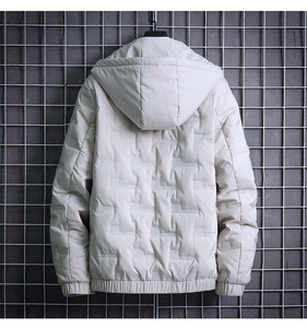 Áo khoác phao mùa đông nam 2024 dày dặn ấm áp kiểu Hàn Quốc có mũ trùm đầu - Product Image 6