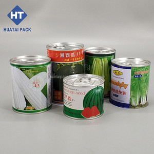 Lata <span class=keywords><strong>de</strong></span> hojalata vacía <span class=keywords><strong>de</strong></span> alta calidad para embalaje <span class=keywords><strong>de</strong></span> semillas y verduras, tapa fácil <span class=keywords><strong>de</strong></span> abrir, 190g-1000g - Product Image 4