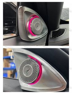 ไฟตกแต่งภายในรถยนต์ 64 สี พร้อมทวีตเตอร์แบบหมุน 4 มิติ สำหรับรถยนต์เมอร์เซเดส-เบนซ์ เอส-คลาส W222 S400 S450 S550 S560 S580 S63 - Product Image 2