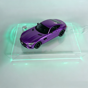 Plateforme d'affichage LED en acrylique transparent de qualité supérieure pour modèles de voitures miniatures - Product Image 1