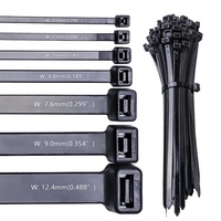 FSCAT Serre-Câbles Autobloquants en Nylon 66 Résistants aux UV, Assortiment de Tailles, pour la Gestion des Câbles Électriques et Industriels