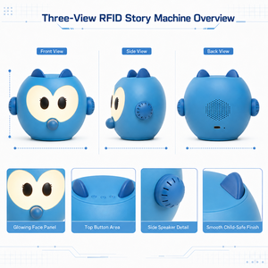 Juguete Educativo con Reproductor <span class=keywords><strong>de</strong></span> Audio <span class=keywords><strong>de</strong></span> Cuentos para Niños, Máquina <span class=keywords><strong>de</strong></span> Cuentos RFID OEM - Product Image 4