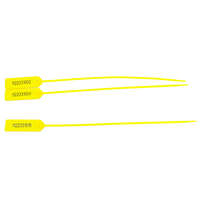 Étiquette de câble RFID NFC personnalisée, fréquence 860-960 MHz, étiquettes de scellement en plastique