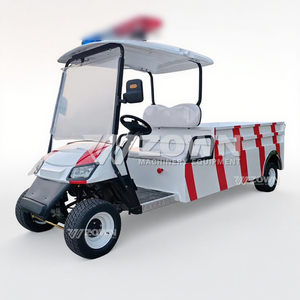 Voiturette de golf électrique pour ambulance avec caisse de chargement pour le transport d'urgence sur campus et en zone touristique - Product Image 1