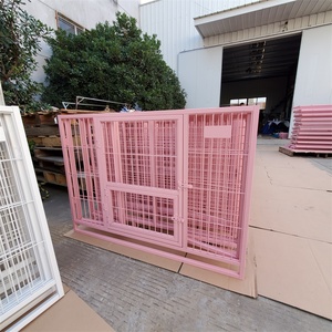 Colorful lron cage03-XL pet playpen fence cage modern dog crate furniture 128X74X106=50"