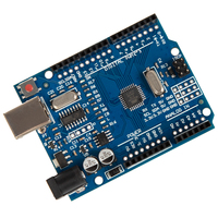 Módulo de microcontrolador para placa base, PLACA DE DESARROLLO DE ATmega328P-AU, Compatible con interfaz de encabezado de Pin R3 para Arduino UNO, 1 unidad