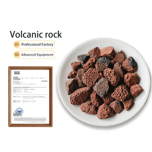 Precio de fábrica Venta barata Gránulos de rocas volcánicas Rojas negras naturales para purificación de agua de paisajismo de jardín - Product Image 5