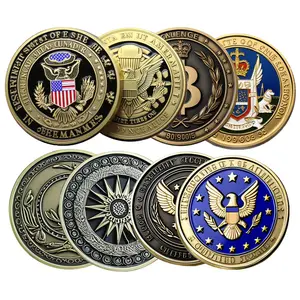 Professional Custom Coin Maker Designer Soft Enamel 2D 3D Metal Zinc Alloy Challenge Coins For Collection