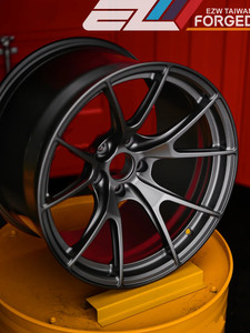 Cerchi in Lega Forgiati EZW Monoblocco Deep Concave Personalizzati 18 19 20 21 <span class=keywords><strong>22</strong></span> 5x114.3 5x112 Nero Lucido Spazzolato VS5RS per BMW Porsche Toyota - Product Image 2