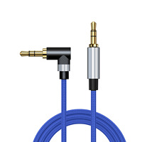 1.2M Angle Droit Mâle à Mâle Câble Auxiliaire Jack 3.5MM 90 Degrés Angle Droit-Câble Audio 3.5MM