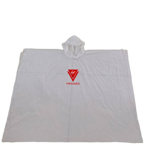 Poncho Impermeable Biodegradable de PLA Desechable para Parques Temáticos - Product Image 1