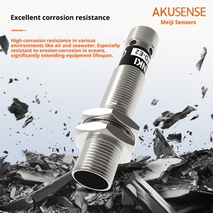 AKUSENSE TRF12-02NO-E2 M12 Cylindrical <strong>Inductive</strong> <strong>Proximity</strong> <strong>Sensor</strong> NPN Stainless Steel Body 0.5-10mm Metal Detection Screw <strong>Switch</strong> - Product Image 5