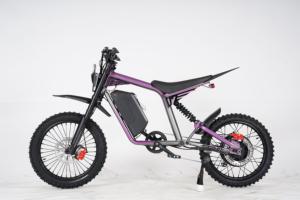 มอเตอร์ไซค์ไฟฟ้าแบบออฟโรดสำหรับการแข่งขัน รุ่น 60V โครงสร้างอัลลอยน้ำหนักเบาขั้นสูง พร้อมระบบเบรกดิสก์ไฮดรอลิก - Product Image 2