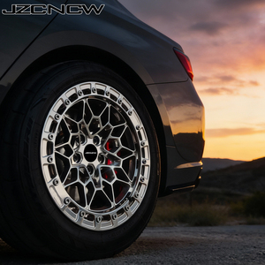 JZCNCW Nuevas Llantas de Aleación de Aluminio Forjado con Beadlock de 1 Pieza y 5x120 mm, de 17-22 Pulgadas, Multirradio para M3/M4/F80/F82/F90/G87 - Product Image 5