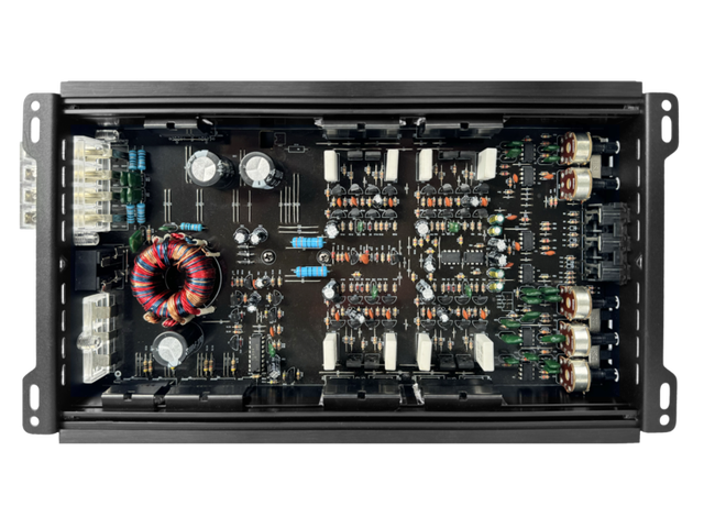 Lanbo LBA60.4D 4-Channel Car Amplifier -- 60 WX4 RMS, Class-AB, Reliable OEM Option