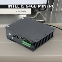 Komputer tertanam Mini Intel Core i5 langsung dari pabrik PC Industri 64GB RAM 120GB SSD OEM/ODM komputer terlaris komputer murah