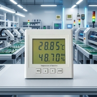 Enregistreur de données de température et d'humidité industriel en plastique RS485 avec IP55, MODBUS-RTU, personnalisation OEM et rapport PDF pour la chaîne du froid