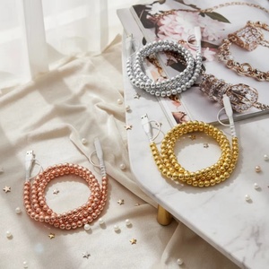 Accesorios Electrónicos, Cable Eléctrico con Cuentas de Cobre Estilo Navajo 4 en 1 para Todos los Teléfonos - Product Image 4
