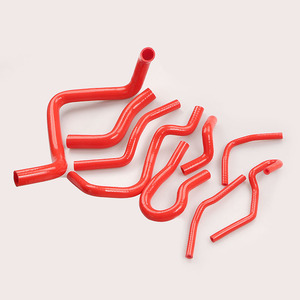 Coolant Hoses For Honda Civic 9 <b>Pc</b> <b>Set</b> Black Silicone Replacement Parts - Product Image 3