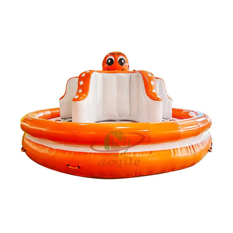 Tamanho personalizado inflável peixe-voador barco tubo rebocável esportes aquáticos jogo barco voador