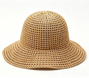 Women's Straw <b>Hat</b> Openwork Breathable Woven Straw Fisherman's <b>Hat</b> <b>Summer</b> Beach Outing Sun Protection <b>Hat</b> - Product Image 1
