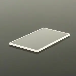 Vidro óptico BK7/Quartzo/Safira/Borosilicato Placa protetora Janela placa quadrada