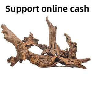 Decorazione per Acquario in Legno di Teak Viola Huskyt, Piattaforma per Tartarughe e Nascondiglio per <span class=keywords><strong>Rettili</strong></span> - Product Image 5