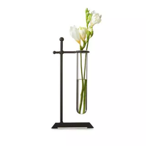 Nordic Wrought Iron Glass Vase Home Ornaments - Product Image 1