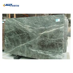 ALLY STONE Chinese Supplier Wholesale Snow Forest granite polished natural green granite for floor tiles projects