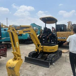 Mini-excavatrice Komatsu 20 d'occasion - Moteur d'origine japonais, boîte de vitesses PLC, pompe hydraulique, roulement, fonctionnement fluide, historique d'entretien complet 1 - Product Image 3