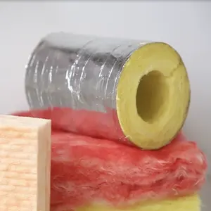 Acoustic Fiberglass Insulation Fiber Glass Cloth Glass Wool Reinforced Pipe For Sale
