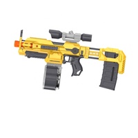 Pistola de juguete DIY popular al por mayor para niños disparador automático de espuma motorizado con 40 dardos de bala suave compatibles con NERF regalo de Navidad