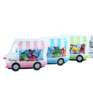 Sac cadeau mini format en forme de voiture, emballage stand-up pour bonbons/chocolats/assaisonnements, sac d'emballage plastique - Vente flash - Product Image 1