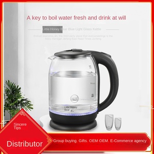 Bouilloire Électrique Sans Fil en Acier Inoxydable 1,8 L 1200 W avec Contrôle de Température, Infuseur à Thé et Ébullition Rapide – Garantie 5 Ans – Vente en Gros - Product Image 3