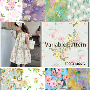 All'ingrosso 100% di cotone di alta qualità vestito <span class=keywords><strong>per</strong></span> i bambini stampa floreale schienale della <span class=keywords><strong>bambina</strong></span> vestiti Casual <span class=keywords><strong>per</strong></span> bambini ragazza bambini - Product Image 6