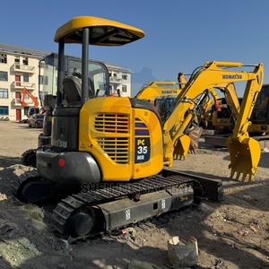 Mini-pelleuse d'occasion KOMATSU P30 d'origine japonaise, modèles PC18MR, PC20MR, PC30MR, PC35MR, PC50MR, PC55MR, petite pelleuse sur chenilles d'occasion - Product Image 2