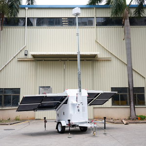 Tour de sécurité mobile alimentée au diesel et à l'énergie solaire avec caméras PTZ doubles 4G sans fil 4K 8MP en acier inoxydable, <span class=keywords><strong>vision</strong></span> nocturne et zoom 30X - Product Image 3