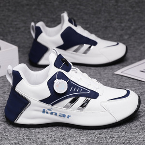 Chaussures de basket-ball pour hommes, tige en PU de haute qualité, semelle en caoutchouc, doublure en coton, pour toutes les saisons - Product Image 6