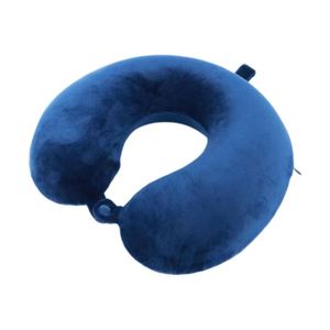 Almohada de Viaje para el Cuello en Forma de U Multicolor, Almohada de Viaje Personalizada de Espuma Viscoelástica para Avión - Product Image 1