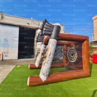 Nouveau jeu de lancer de hache gonflable pour fête de carnaval, jeu de fléchettes sportif d'extérieur avec cible collante