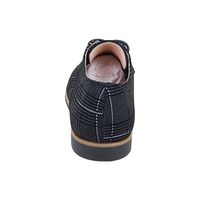Chaussures habillées classiques pour enfants Choozii, en cuir véritable imprimé écossais, doublées, à la mode