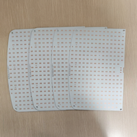 Carte d'échantillon MCPCB en aluminium LED avec dissipation thermique, forme personnalisée pour l'éclairage