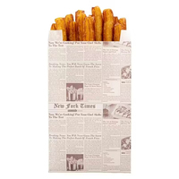 Sac en papier kraft résistant à la graisse grillé à emporter avec votre propre logo emballage alimentaire déjeuner à emporter de restaurant avec impression personnalisée