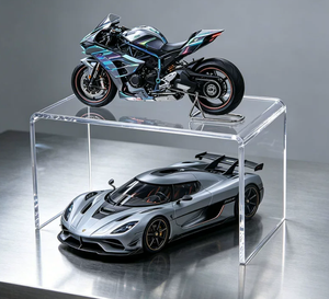 Wholesale Acrylic Desktop Counter Display <strong>Stand</strong> Multi-purpose Display Racks for Car Models Watches <strong>Figurines</strong> Merchandise Samples - Product Image 1